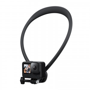 هولدر گردنی سیلیکونی TELESIN مدل S2-HNB-09 – مشکی | مناسب Insta360، GoPro و DJI