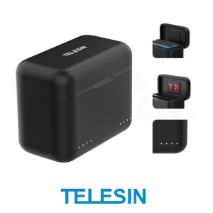 قاب شارژر Insta360 X4 برند تلسین مدل S0-BCG-07-TIS | شارژ ایمن و حمل آسان باتری