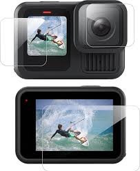محافظ لنز و صفحه نمایش شیشه‌ای سکوریت GoPro Hero 13 تلسین مدل S6-FLM-07-TGP | محافظ شفاف و مقاوم