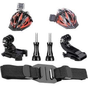 پایه دوربین کلاه ایمنی دوچرخه جهانی با بند قابل تنظیم | سازگار با GoPro، Insta360 و DJI – مدل TBD06063518
