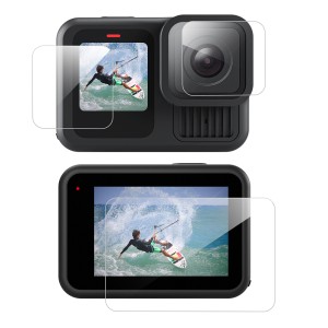 ۳. نمای نزدیک گلس سکوریت محافظ لنز GoPro