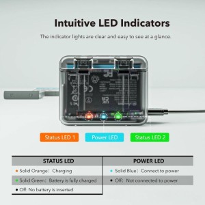 شارژر LED دار X4