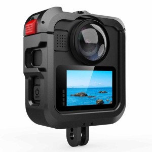 قاب محافظ آلیاژ آلومینیومی برای GoPro MAX2 با دو پایه Cold Shoe پولوز مدل TBD0606518901