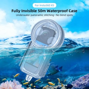 قاب ضد آب و غواصی برای Insta360 X5 تا عمق 50 متر PULUZ  مدل PU1206T