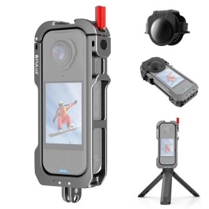 قاب  فلزی انبساطی محافظ Insta360 X4 Air پولوز مدل PU1082H | پایه Cold Shoe و پوشش لنز