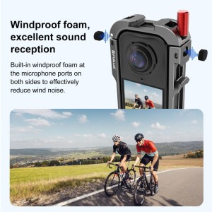 قاب Insta360 X4 Air با دو پایه Cold Shoe