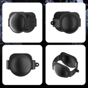 دهانه کناری کاور سیلیکونی برای دسترسی به باتری Insta360 X5