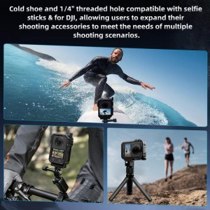 قفس محافظ آلومینیومی دوربین DJI Osmo 360 با طراحی سریع نصب