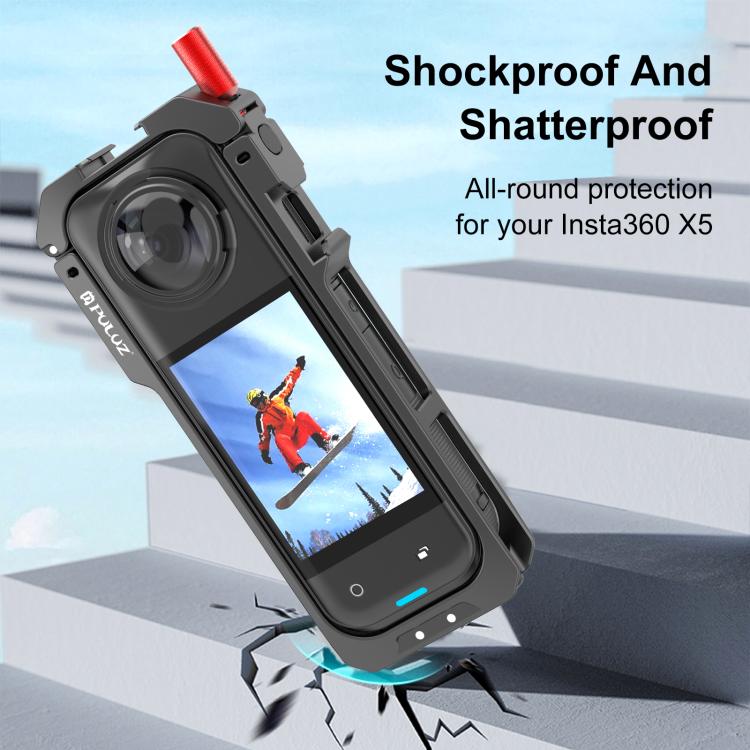 خرید Metal Case مقاوم Insta360 X5 برند PULUZ مدل PU759B