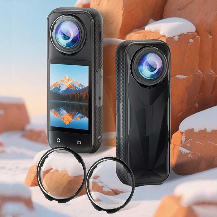 استفاده از قاب محافظ لنز PULUZ برای فیلم‌برداری X5