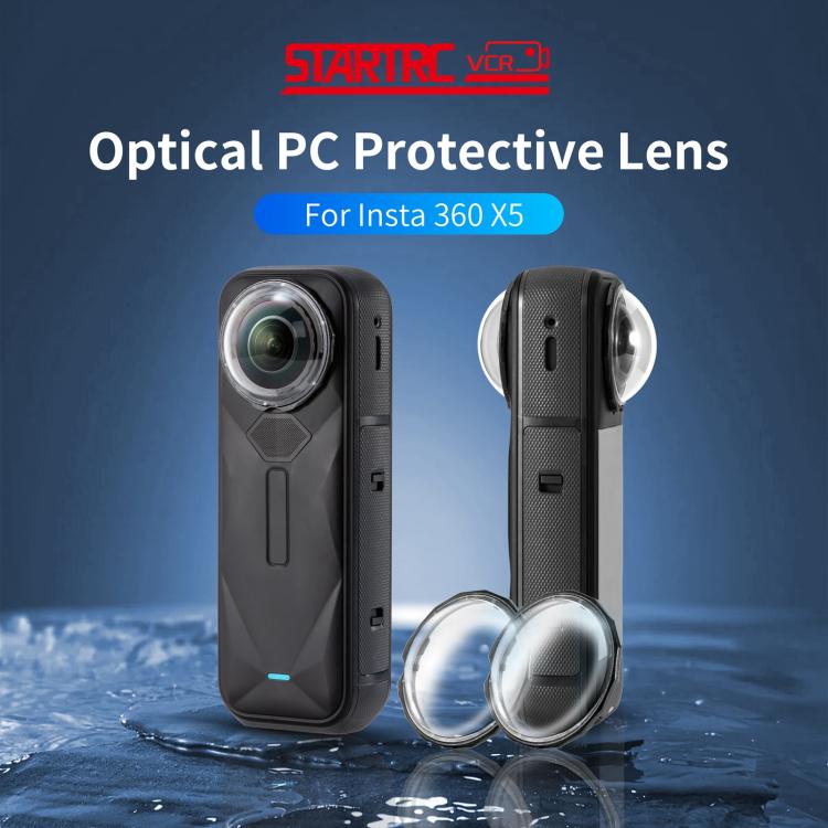 عکس محصول محافظ لنز شفاف Insta360 X5 STARTRC