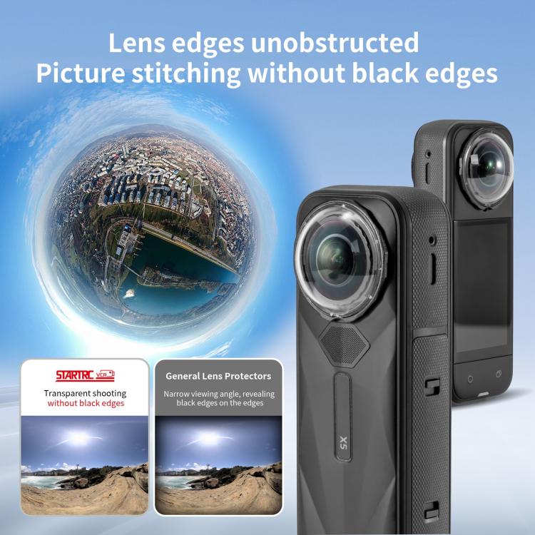 محافظ لنز ضدگردوغبار Insta360 X5 مدل STARTRC Slim
