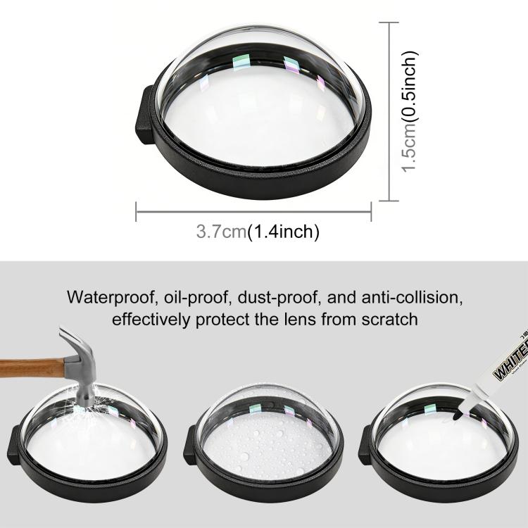 نصب سریع محافظ لنز PULUZ PU1102T روی GoPro MAX2