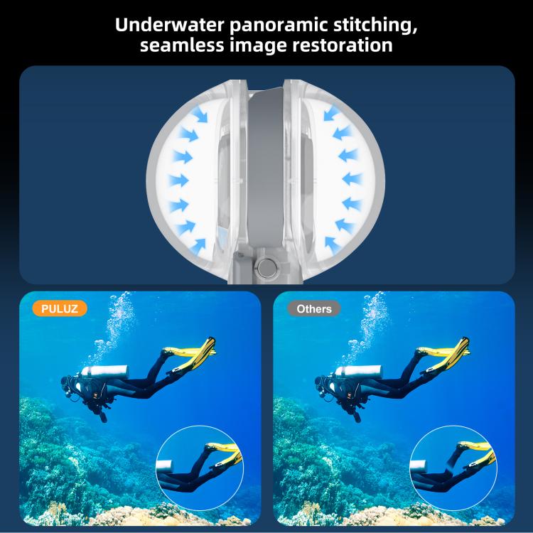 قاب محافظ 50 متری Insta360 X5 برند PULUZ