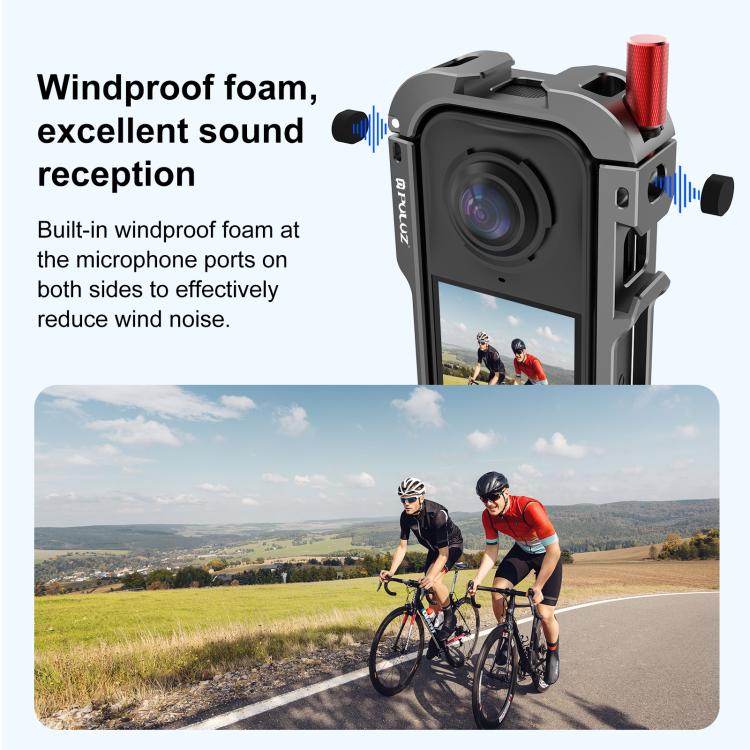 قاب محافظ Insta360 X4 Air با پایه تجهیزات جانبی