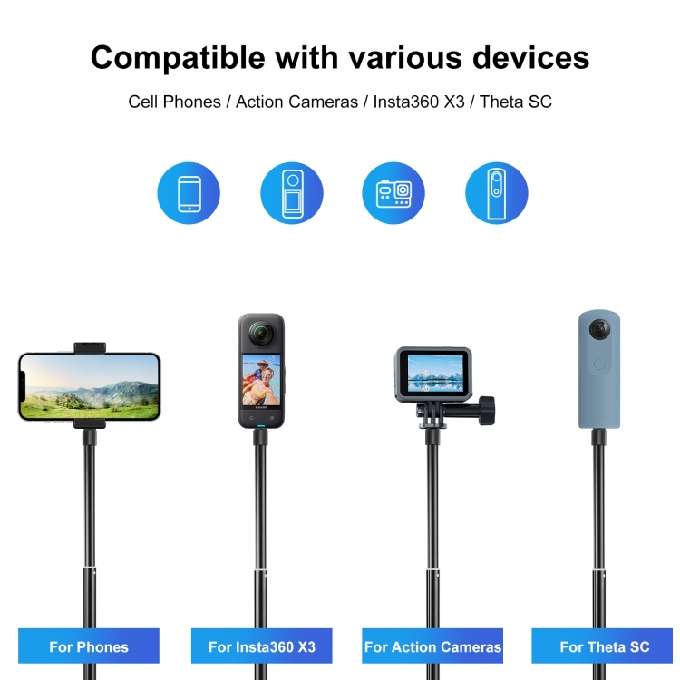 مونوپاد PULUZ PU814 مناسب فیلمبرداری 360 درجه