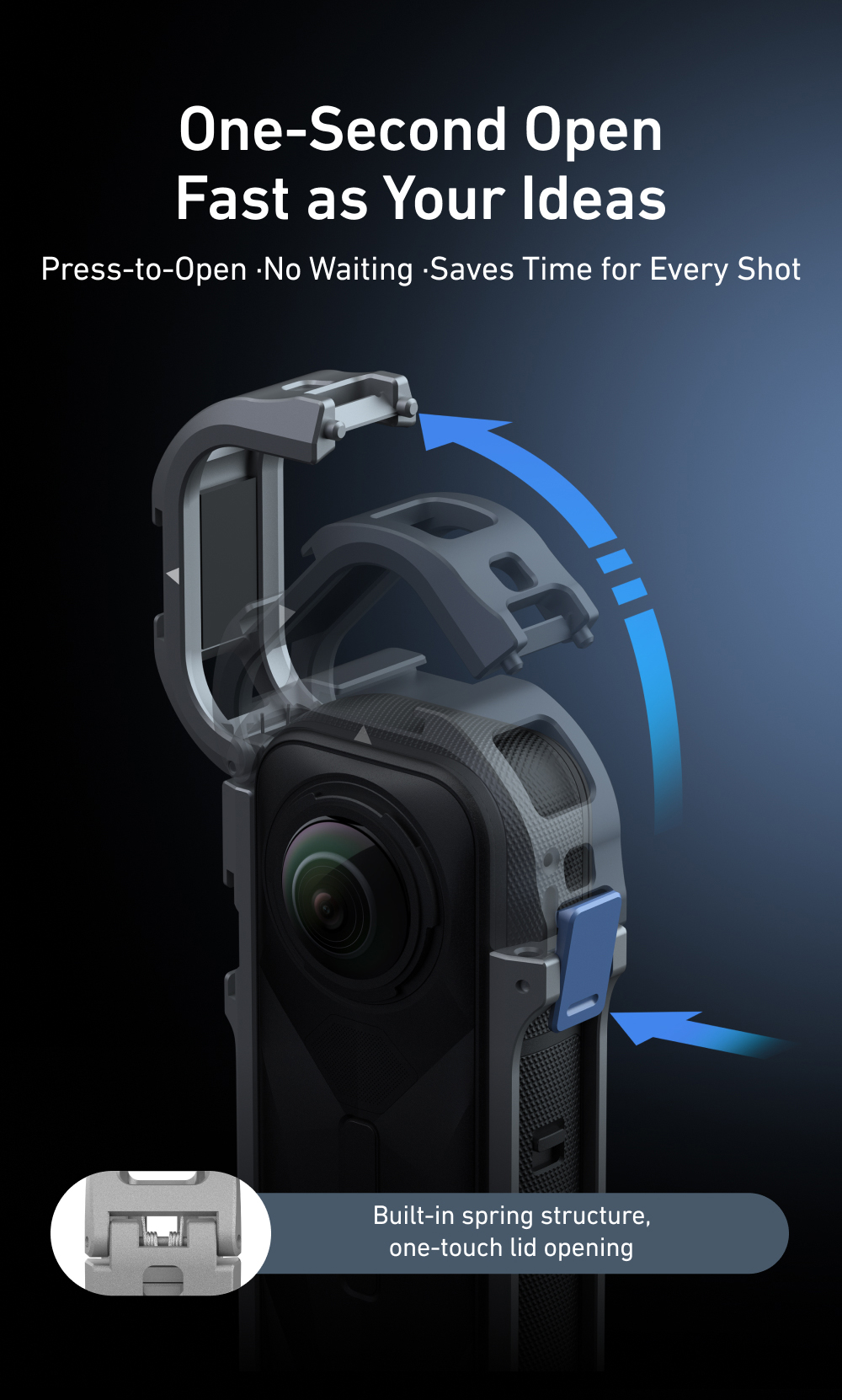 قاب محافظ Insta360 X5 هیپو اسپورت