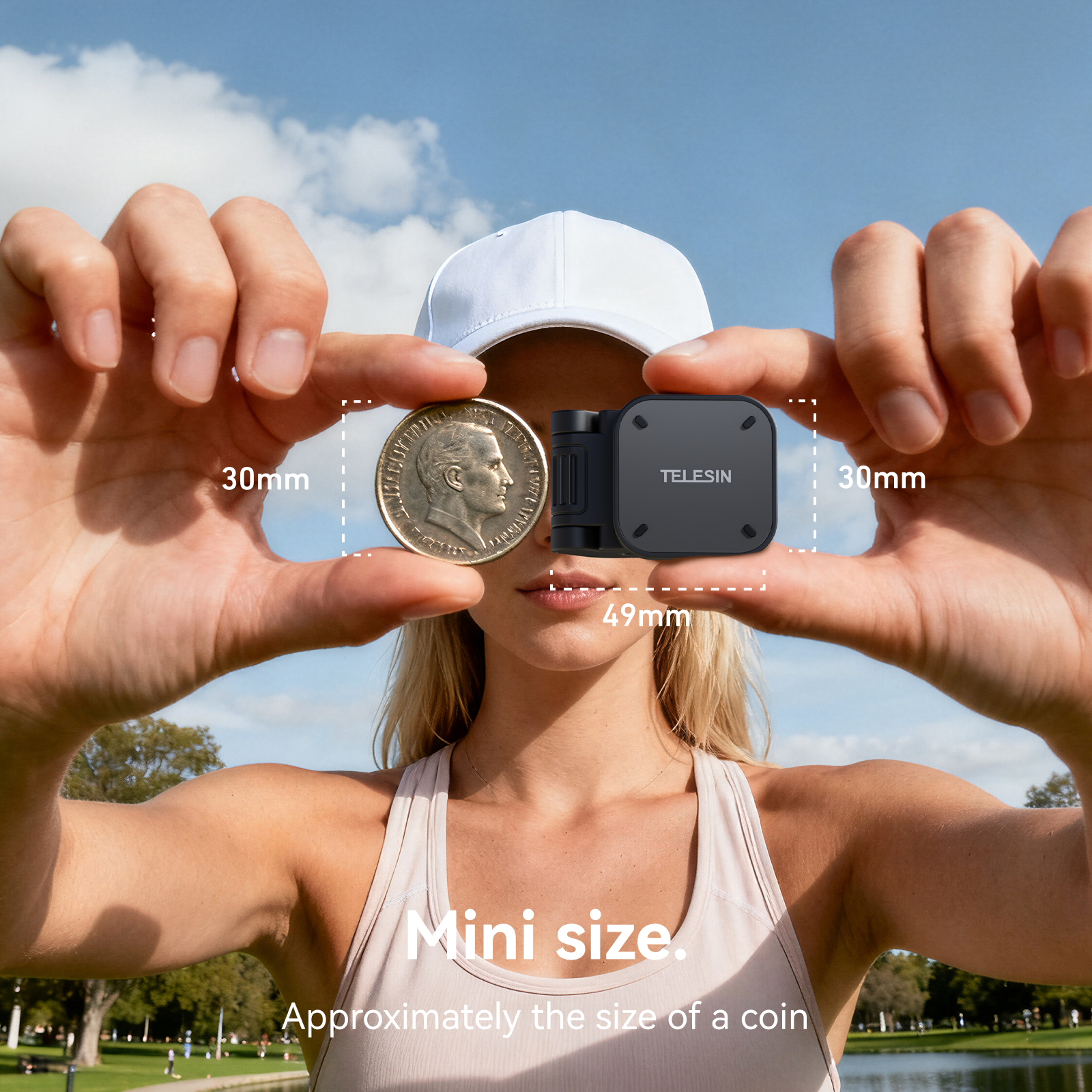 گیره مغناطیسی TELESIN S3-HMH-05-TIS مخصوص Insta360 GO Ultra