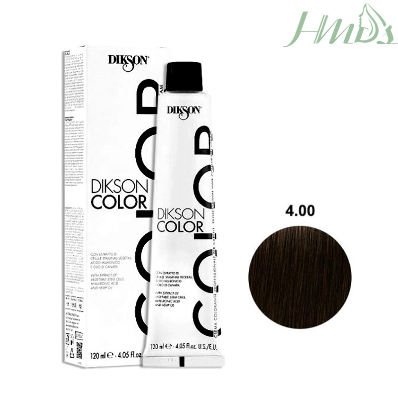 رنگ موی بدون سولفات دیکسون شماره 4.00