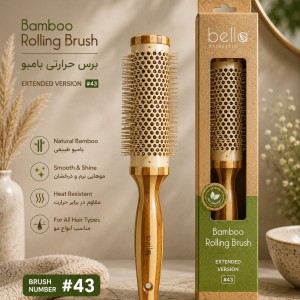 برس پیچ گرد چوبی بلا