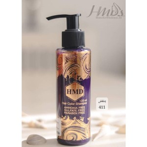 شامپو رنگ مو اچ ام دی کد 411