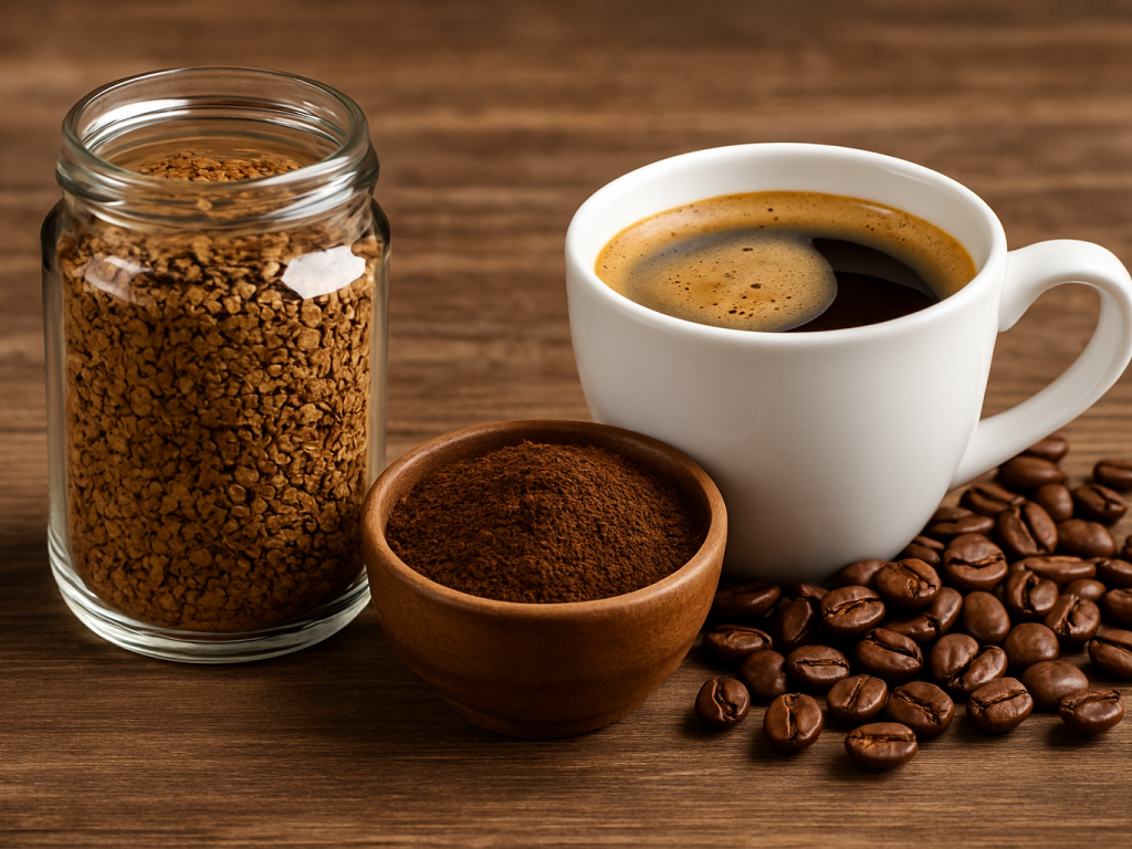 فرق بین قهوه فوری (نسکافه) و قهوه واقعی چیست؟