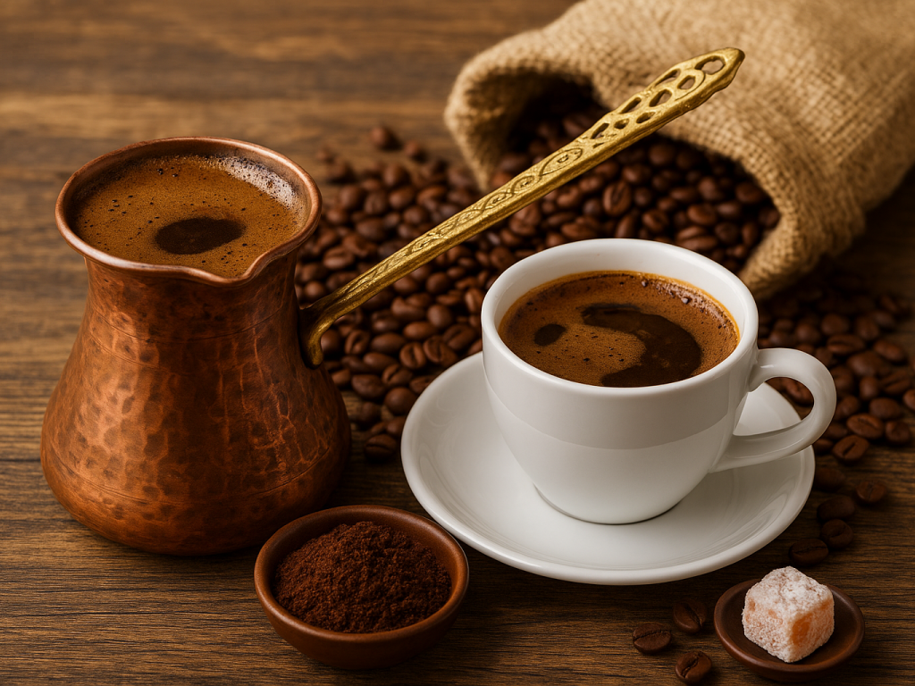 قهوه ترک چیست؟ طرز تهیه، تفاوت‌ها و همه چیز درباره این قهوه اصیل