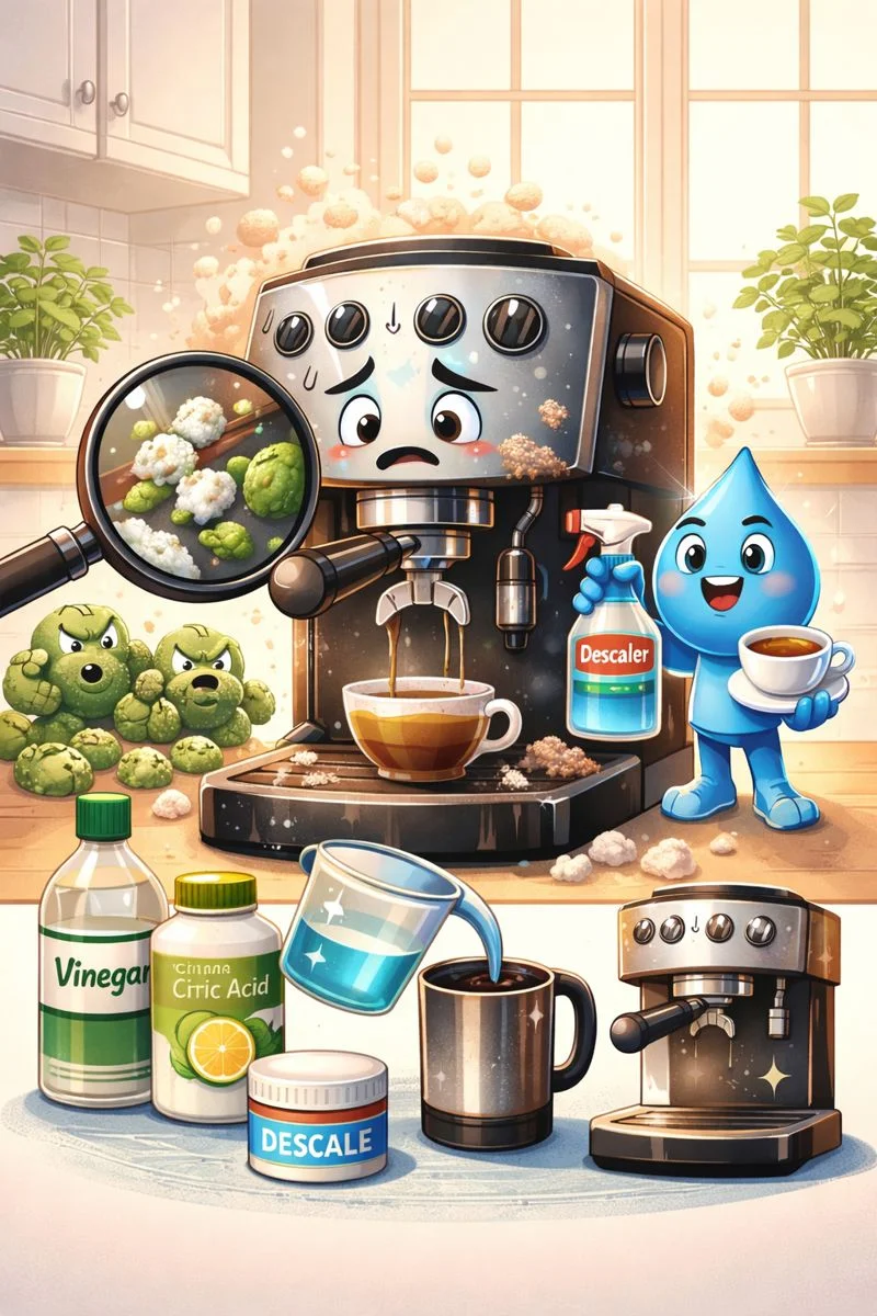 پیشگیری از رسوب مجدد دستگاه اسپرسوساز