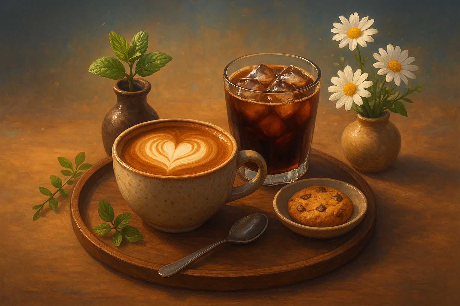سرو قهوه با هل کافی