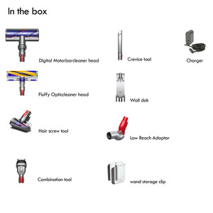 جارو شارژی عصایی دایسون مدل V12 Detect Slim Absolute