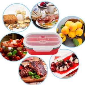 ظرف نگهدارنده غذا سیلیکونی تاشو