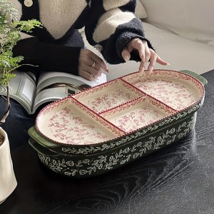 ماهیتابه سرامیکی دو تیکه سایز بزرگ