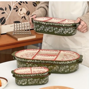 ماهیتابه سرامیکی دو تیکه سایز کوچک