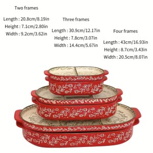ماهیتابه سرامیکی دو تیکه سایز کوچک