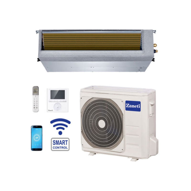 داکت اسپلیت 24000 زانتی  سری تروپیکال، سرد، مدل ZMDD-24CO3RANA