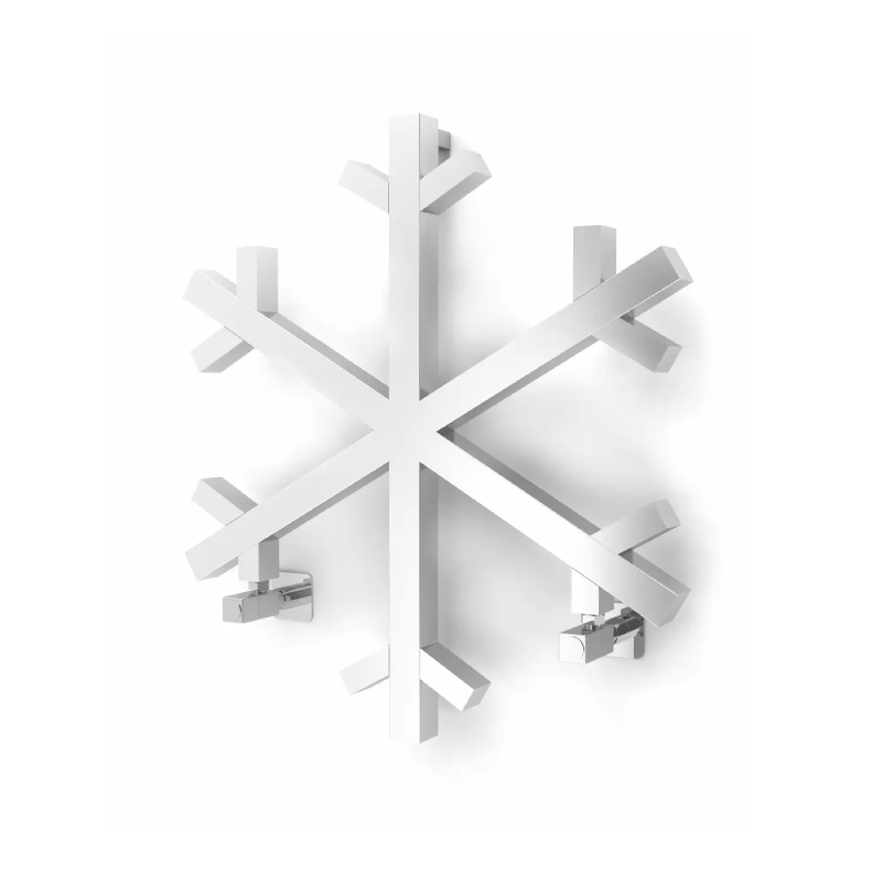رادیاتور حوله خشک کن لوکس دکوراتیو رادیاکو  اسنو فلیک Snow Flake