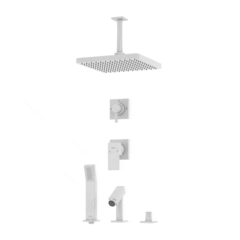 شیر حمام توکار کلار مدل فلت لاکچری تیپ 5