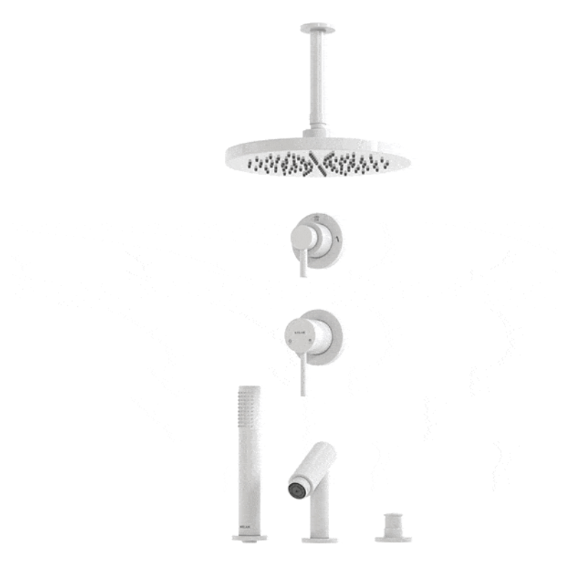 شیر حمام توکار کلار مدل فلور لاکچری تیپ 5