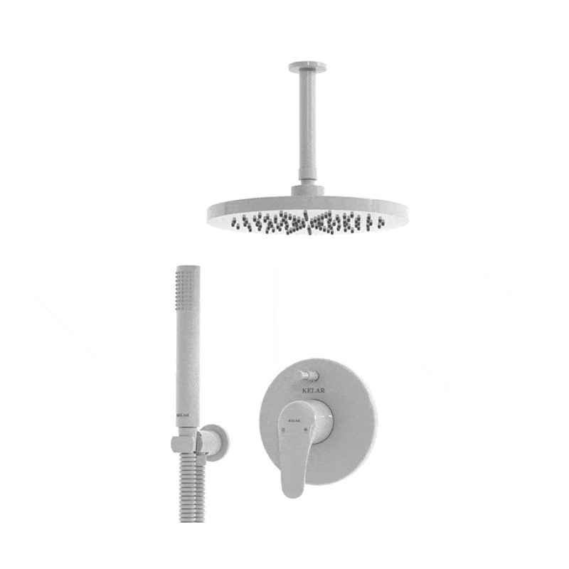 شیر حمام توکار کلار مدل فلور کلاسیک تیپ 3