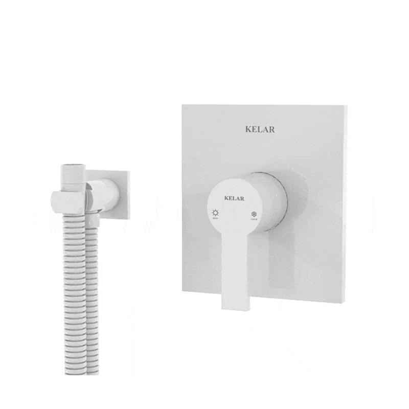 شیر توالت توکار کلار مدل فلت کلاسیک