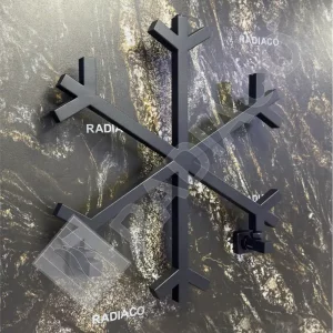 رادیاتور حوله خشک کن لوکس دکوراتیو رادیاکو  اسنو فلیک Snow Flake