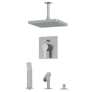 شیر حمام توکار کلار مدل فلت کلاسیک تیپ 5