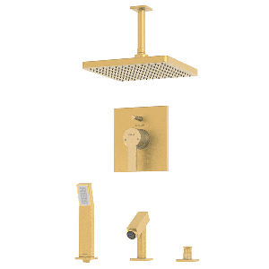 شیر حمام توکار کلار مدل فلت کلاسیک تیپ 5