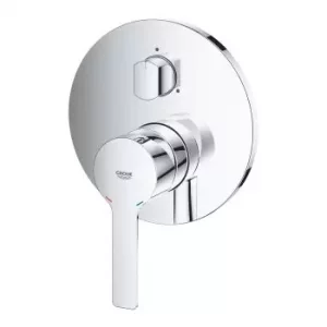 شیر حمام توکار گروهه مدل لاینر تک اهرم با سه خروجی