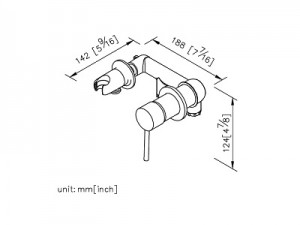 شیر توالت توکار جاستایم (Justime) مدل الگانت