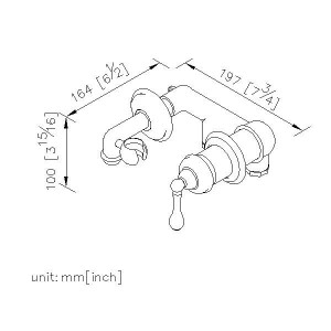 شیر توالت توکار جاستایم (Justime) مدل Classik