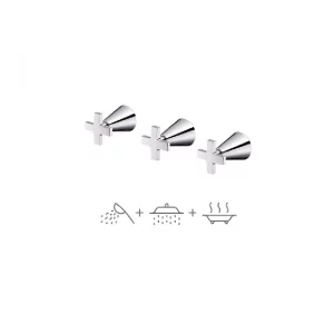 شیر حمام توکار با دایورتور جاستایم (Justime) مدل پی تی PT