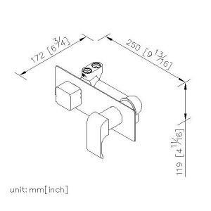 شیر روشویی توکار  جاستایم (Justime) مدل دراگن
