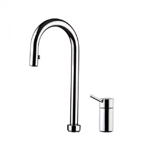 شیر ظرفشویی KWC مدل  اینوکس چراغ دار