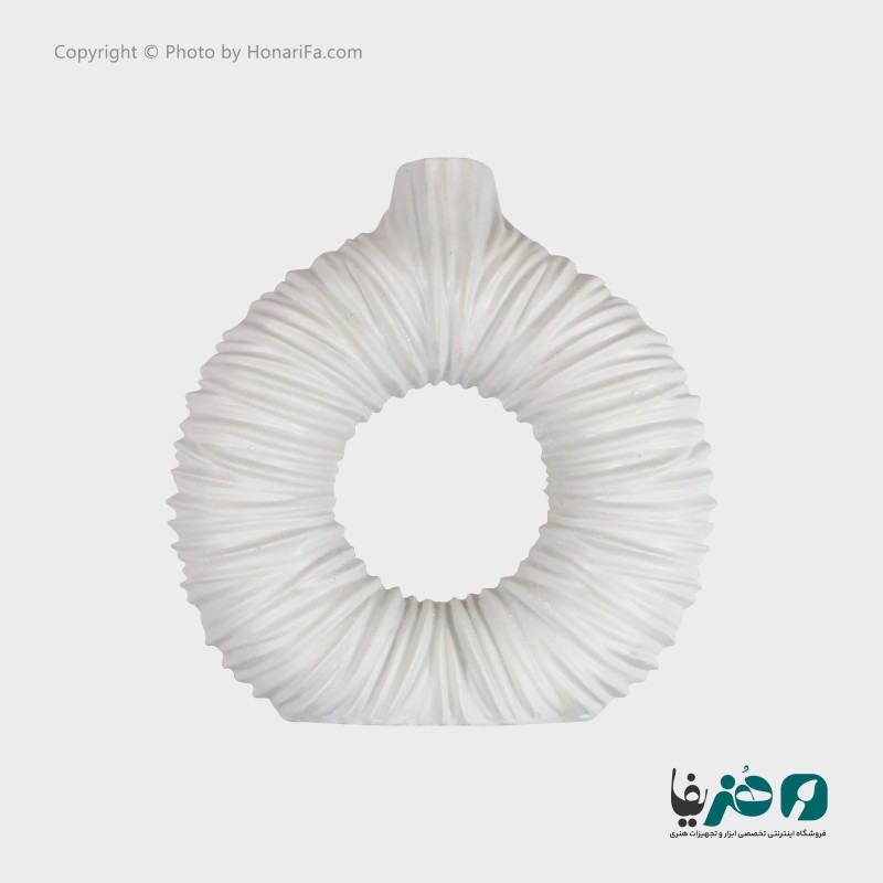 گلدان دوناتی بزرگ مدل چروک